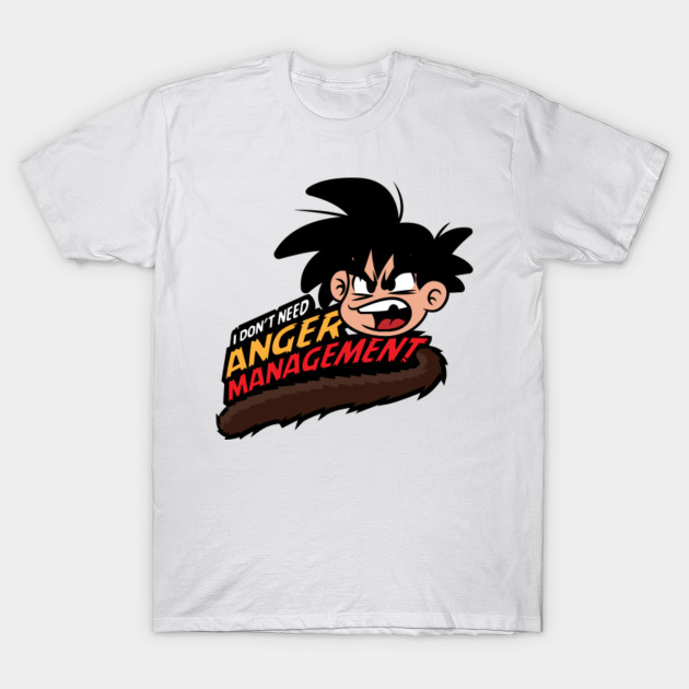 Dragon ball, anger management by GOKU T-Shirt-TOZ